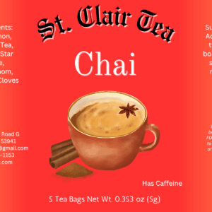 Chai tea (5 tea bags)