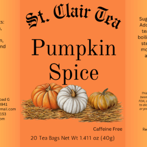 pumpkin spice (20 tea bags)